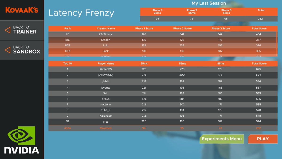 Gobe27's tweet photo. #FramesWinGames 
Meilleur en 55ms que 25ms WTF https://t.co/LYLR3VHvKY
