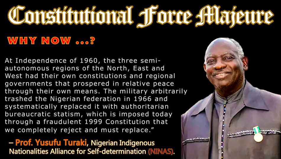 #Nigeria… Listen to Prof Turaki who explains how the Federation was terminated. #UnionDispute #NINAS #End1999Constitution #PartiesCloseShopNow #NINAS_SelfDetermination #EndSARS