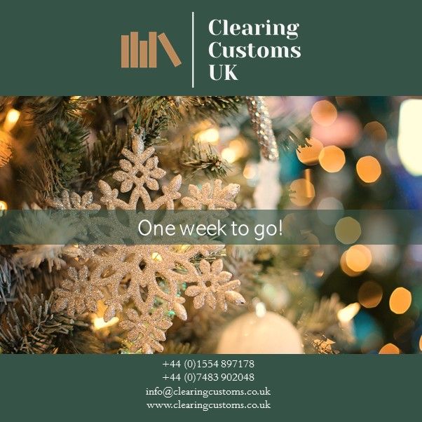 ClearCustomsUK's tweet photo. Only 1 week to go until the big day! Who's excited?!  

#Christmas #Festive #Festivities #Christmas2021 #ChristmasSpirit https://t.co/Qi9UA3ra45