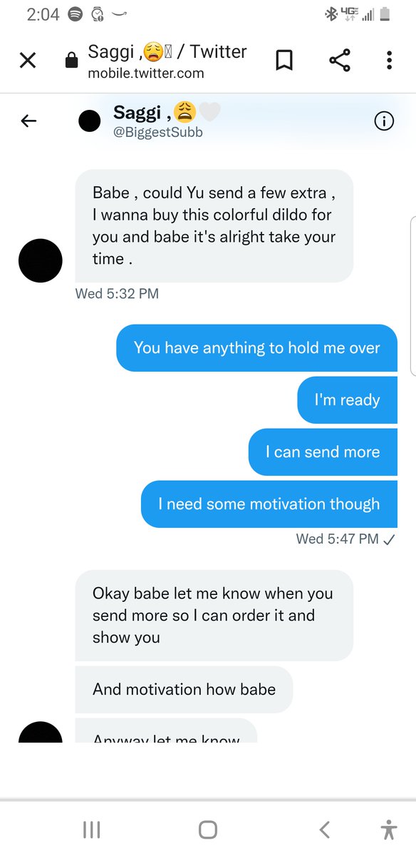 dickried's tweet photo. Scamming ass bitch tried requesting more money from me on CA. Talking about sorry. And I'm blocked. My guess wanted to reactivate the account to scam some more #buyerbeware #sellinglies #buyingcontent https://t.co/qvA9vdImBX