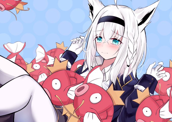 「赤いな〜」 #絵フブキ 