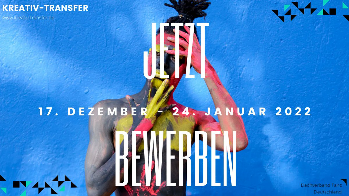 #JETZTBEWERBEN - #DarstellendeKuenste 
Die neue #Ausschreibung von @KreativTransfer ist online! 

Dieses Mal mit der Möglichkeit zur #Foerderung zur Teilnahme an #Gruppenreisen: buff.ly/3E5qkQr

Weitere Infos zu den Fördermöglichkeiten
kreativ-transfer.de/darstellende-k…