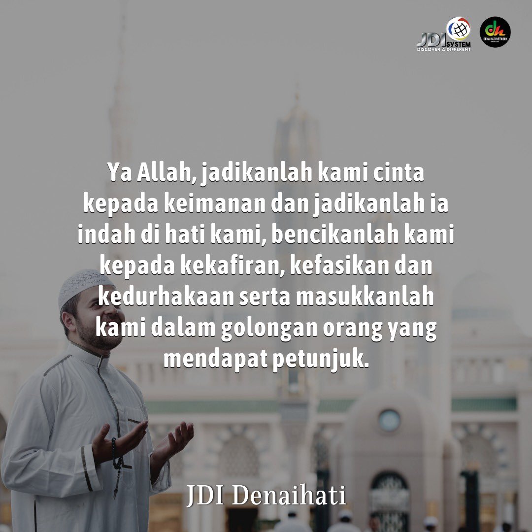 AmirDenaihati's tweet photo. Ya Allah, Ya Rahman, Ya Rahim. Terima lah doa kami. Aaminn.

#JDIdenaihati https://t.co/UElQWKpchs