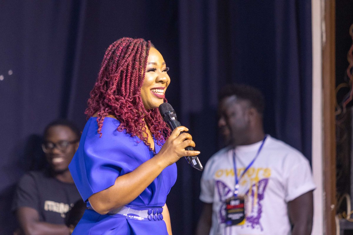 Raconteurprod's tweet photo. Moments with Chioma Onyenwe @Ch10ma, Creator of our recent stage play, FIRST THEY CAME, by @raconteurprod which held in Abuja at the National Center for Women Development for the Human Rights Day 2021. 
Many thanks to @EUinNigeria for making this play possible &amp; to all attendees. https://t.co/JKpQIaAqMF