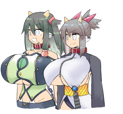 牛族にとって谷間は、超スケベぽいんとなので、隠してる。下乳の谷間はセーフらしい 