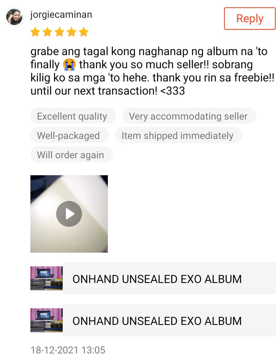 All_Time_Shop's tweet photo. Yey! ♥️
#ATS_Feedbacks https://t.co/ALrUwl10Lh
