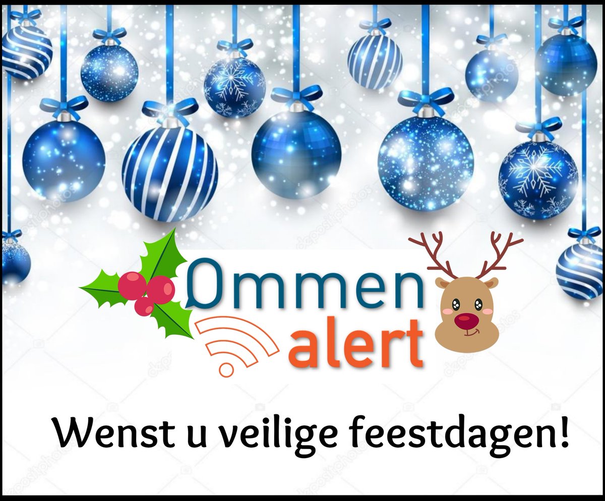 OmmenAlert's tweet photo. Ommen Alert wenst u fijne feestdagen en een veilig 2022! 🎄 https://t.co/jr9coZzF2j