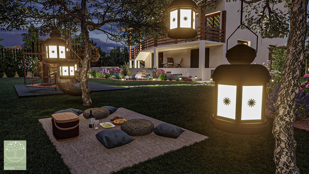 If it.s winter... we design! ..that lovely picnic corner under fairy lights and in the background... lovely plants 💚
#gardening #3D #design #view #landscape #Lightning #rendering #flower #3dmodeling