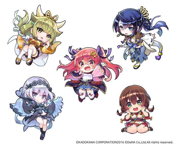 椿組、庖丁三姉妹+稲葉郷、
アイドル左文字3人組ミニキャラ
アルバムジャケット「百華繚乱 弍」
#天華百剣 