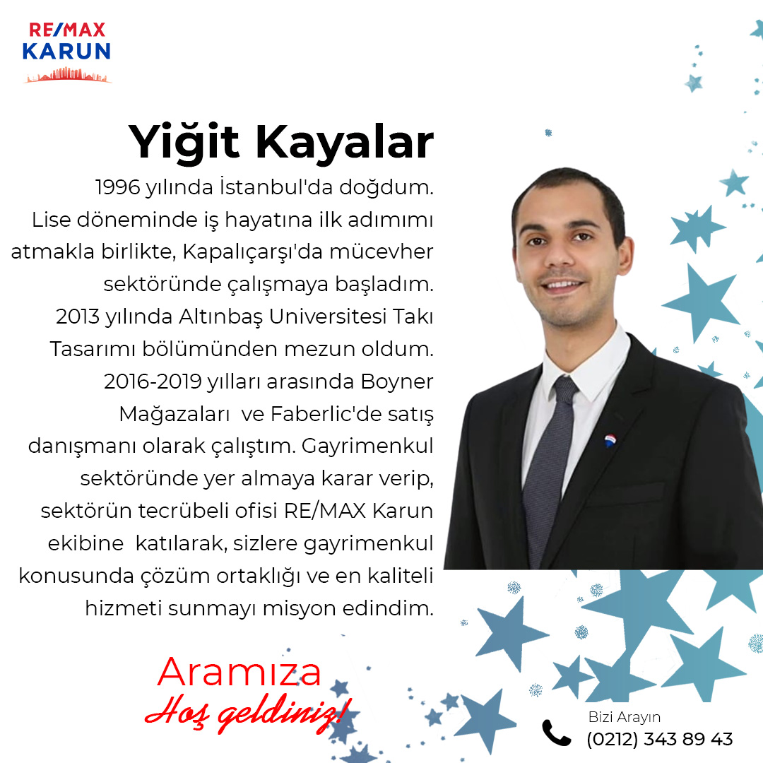 ✨ Aramıza Hoş Geldiniz! ✨Yiğit Kayalar

#remaxkarun #aramızahoşgeldiniz #başarı #kariyer #profesyonel #gayrimenkul #gayrimenkuldanışmanı