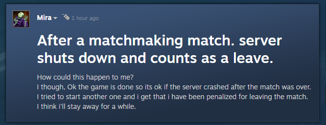 NS2BreakingNews's tweet photo. Since the latest Build 340 that introduced Matched Play Beta v2, we've read a lot of players reports related to the penalty system. Until the issues get fixed, we advise you to contact the developers directly on the official NS2 discord, they will manually remove your sanction. https://t.co/xJaL9LNWra