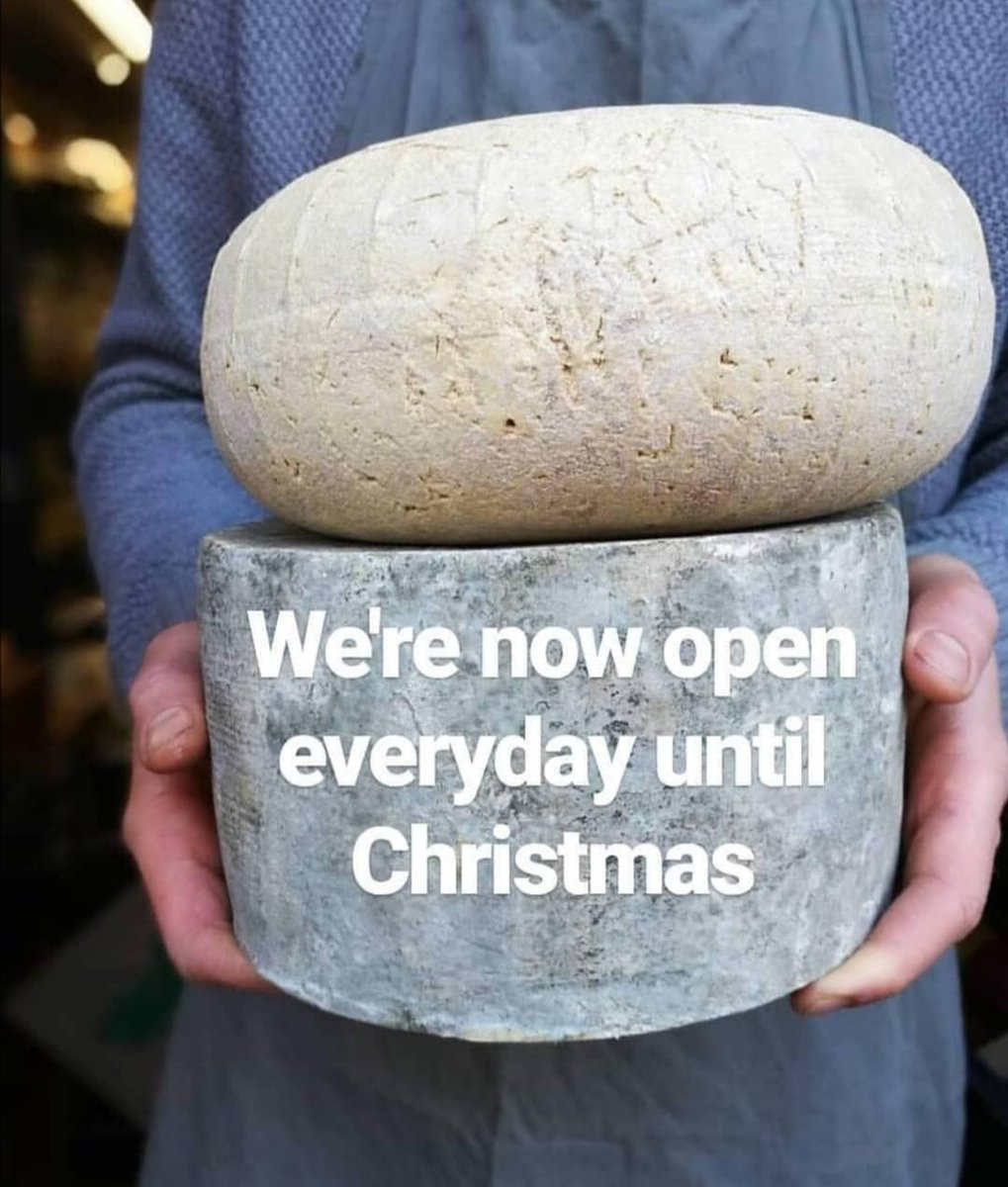 2northparade's tweet photo. It's the Christmas market on North Parade today and we're going to be selling cheeses from 10am to 2pm at the market. The shop is open from 8.30am - 5pm and we have bagels today, you can choose from cinnamon raisin, sesame, poppy, plain or everything. https://t.co/qqBG3rgcrs