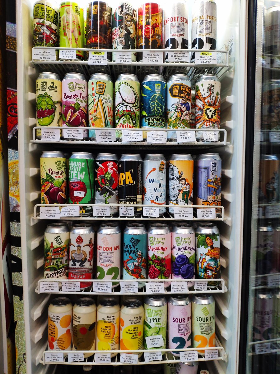 Tko ima najbrojniju ponudu po najboljoj cijeni limenki Nove Runde na svijetu?🤔😉
Prva 3 odgovora s točnim brojem piva Nove Rune koje trenutno prodajemo, imaju gratis 1 limenku C4 prilikom kupnje u našoj trgovini Beershop, Ljubljanica 6,Zagreb ili na webu beersop.hr