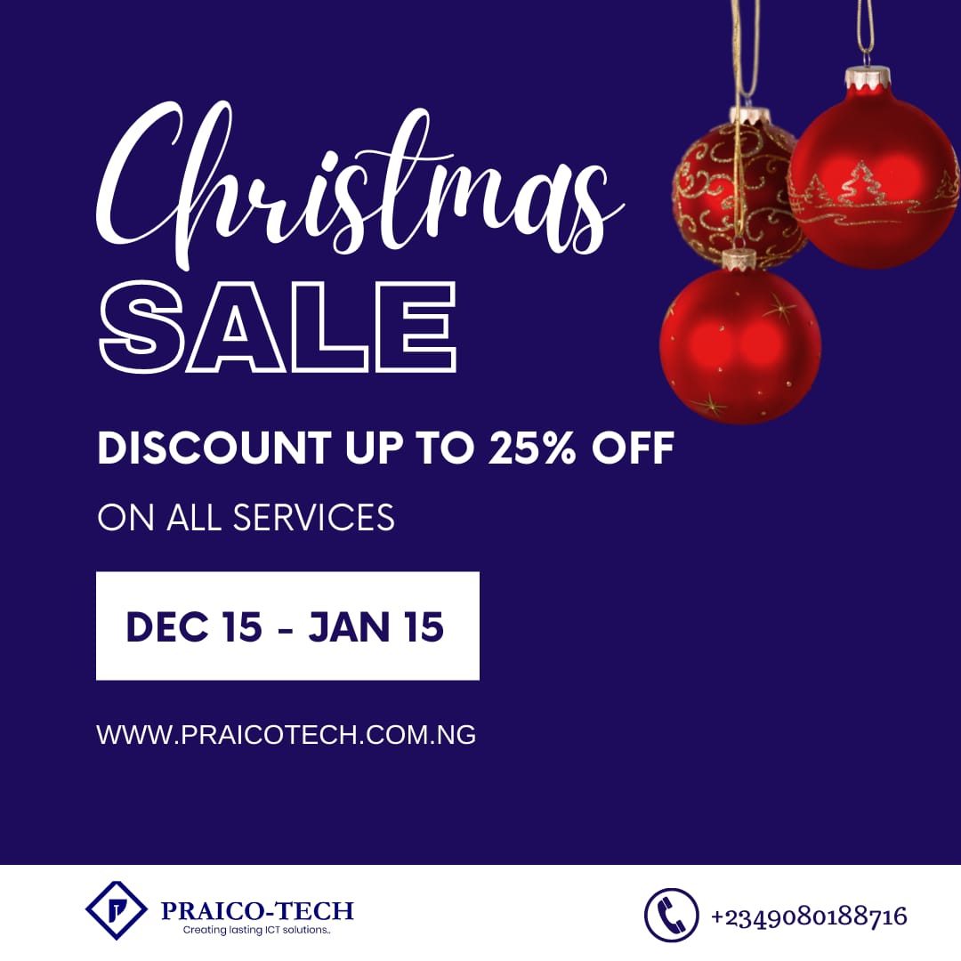 PraicoTech's tweet photo. It's the most wonderful time of the year!π
SWIPE TO SEE AN AMAZING OFFER, JUST FOR YOU!
You get a free domain name and hosting for the first year when you sign up for this web design package!
Let's build that site for you!
#christmas #Sales #PraicoTech https://t.co/NhKq25yt4a