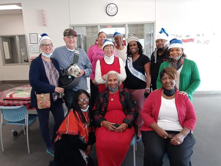 Rowan County Democratic Party during our Annual Christmas party for Rowan Helping Ministries!