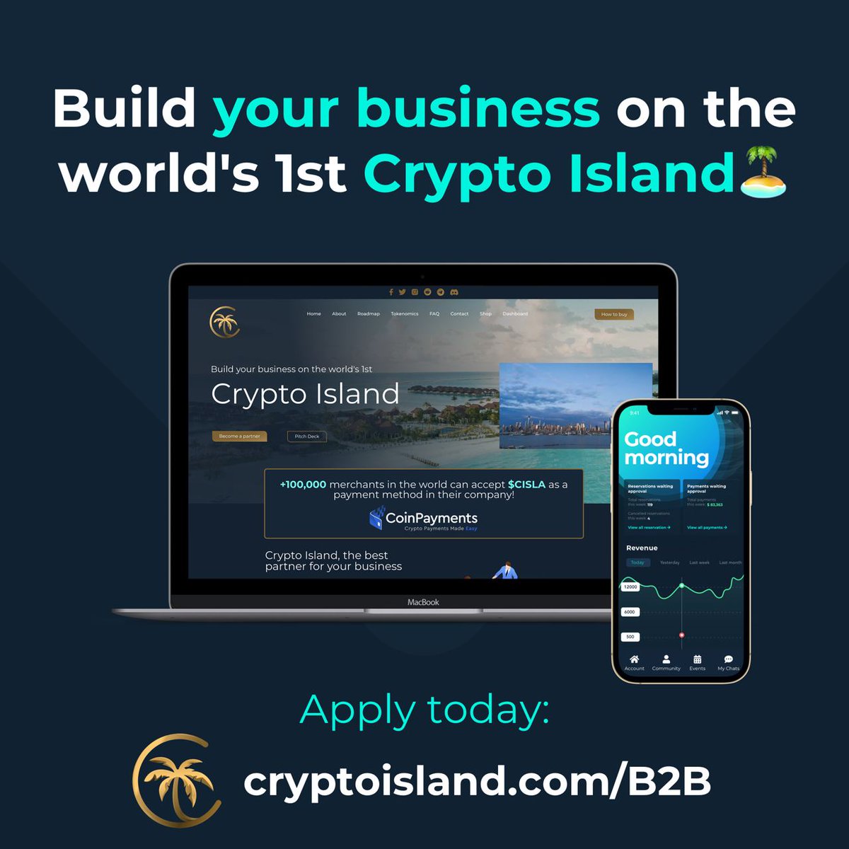nyx_dah_first's tweet photo. This is a mind-blowing project! The most unique token I have ever encountered! 🤯

🏝️@CryptoislandInc🏝️

$CISLA #CISLA #Cisla1000x #CislaArmy #ElonMusk #CryptoIsland #altcoin #BSCGem #CislaNFTCollection #Binance #Crypto #Bitcoin #BTC
#BinanceSmartChain #CislaArmy https://t.co/O5G9ccyyaR