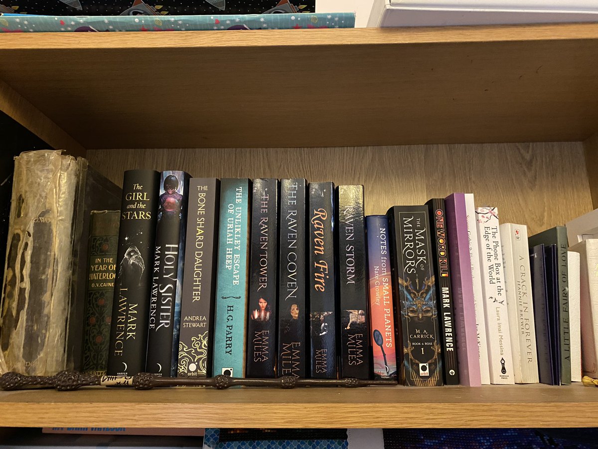 purplekizz's tweet photo. Emma’s books appear far more than any other author. I’ve been a crappy blogger this year but I am determined to get back on it. Thank you @EmmaMilesShadow for these, I will cherish them! https://t.co/mfq7JcyQU2