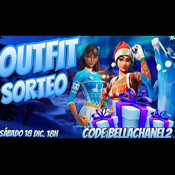 bellachanel1's tweet photo. 🎁Hoy tenemos Outfit y un sorteo 🎁Os espero a las 18:00 h .✨
❤️Twitch bellachanel1
#Fortnite #twitchstreamer #regalosdenavidad #sorteo #outfit #europa #LoUltimo #sabado #SabadoDeGanarSeguidores #gamergirl #TikTok #TikTokライブ #LasLeyendasAtacan https://t.co/FW3lMBP0TQ