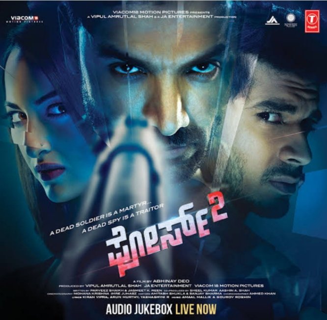 Shrikrishna_13's tweet photo. #Force2 Kannada Audio Jukebox Out Now On #TSeriesKannada YouTube Channel
Link: https://t.co/qbuIdPsSQR
#JohnAbraham #SonakshiSinha #KannadaDubbed https://t.co/X8Sglanfqs
