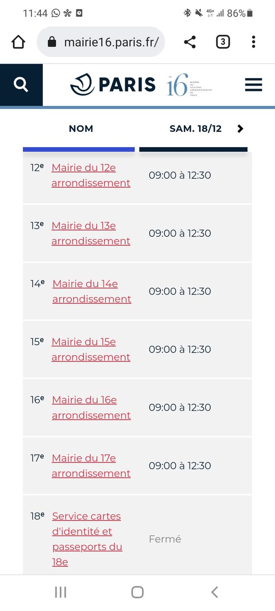 BiboonFR's tweet photo. @mairiedu16 Je vous en prie, prenez le temps de mettre à jour votre site. Entre la fermeture hier de 12 à 14 et celle ce matin du service CNI &amp; passport vous vous moquez du monde... 2h30 de transports... https://t.co/TZGYdkHkYo