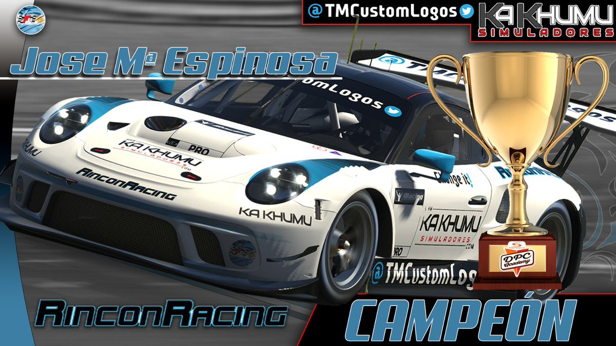 CAMPEON DPC ACADEMY 🔥🔥🔥

Nuestro piloto <a href="/J0s3Esp28/">Jose Espinosa</a> se proclama Campeón del #DPC Academy Split Porsche!! 🙌

✅ 4/6 victorias, 6/6 poles, disputó un campeonato perfecto consiguiendo el titulo! ENHORABUENA!!💪

A por un 2022 de mas exitos <a href="/RinconRacing/">RinconRacing TMCustomLogos</a> 🐅