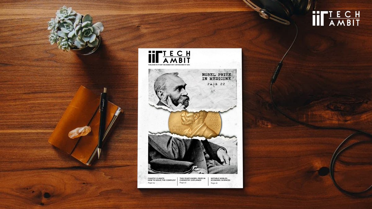 iit_techambit's tweet photo. IIT Tech Ambit presents to you its Nov-Dec 2021 issue!
https://t.co/Ivg4yrZbOP
With the year coming to a close, and the most sought-after award, that is the Nobel prizes being declared and celebrated, we take the opportunity to bring out a themed issue on the same.
#Science https://t.co/gBHsCwZ2mi