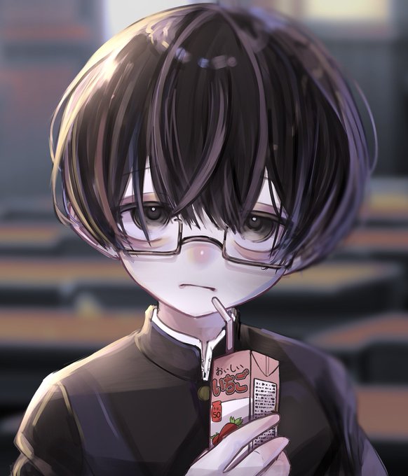 メガネ男子のtwitterイラスト検索結果