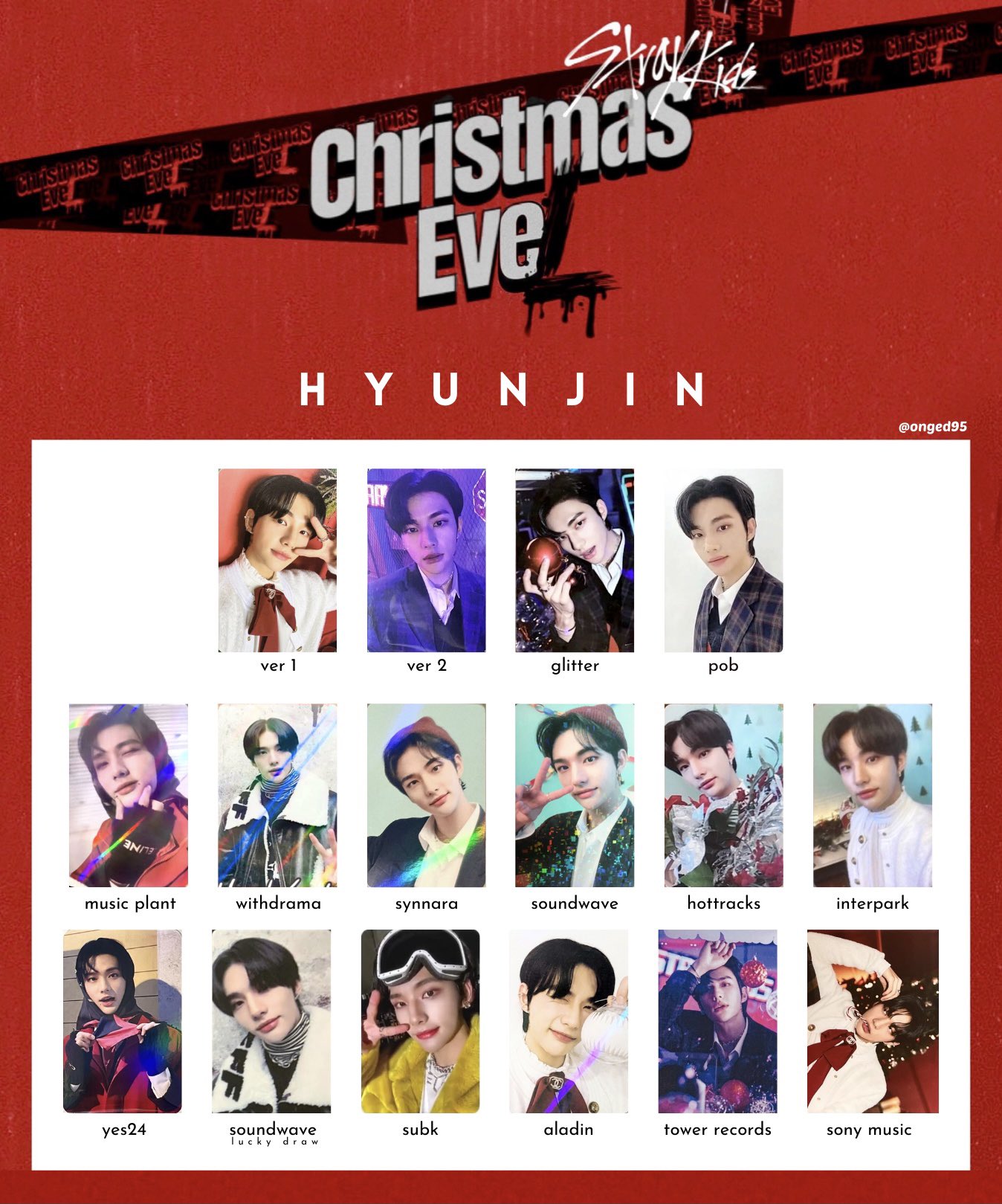 6000円 Stray Kids Christmas Evel バンチャン 見にくい トレカ 6000円 Stray Kids Christmas Evel バンチャン 見にくい トレカ