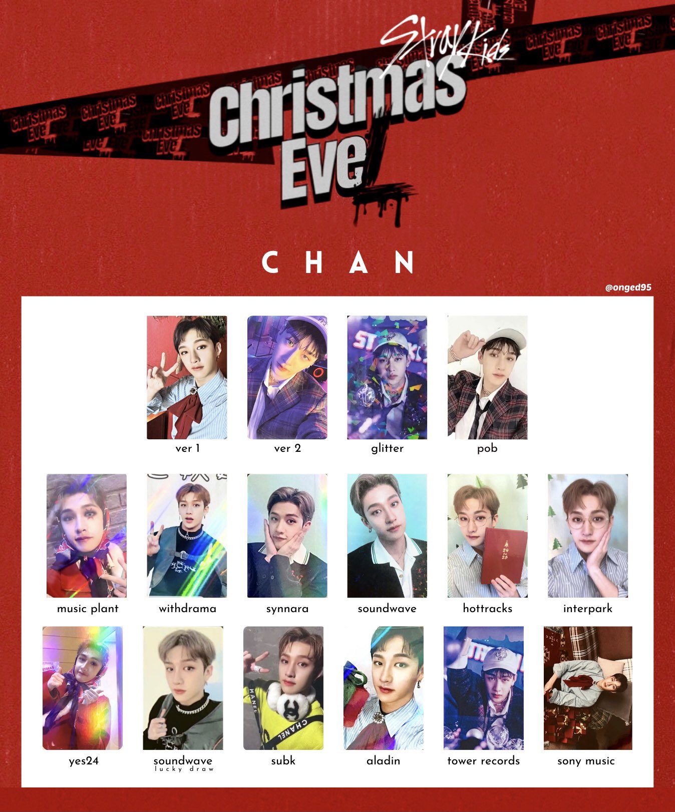 Straykids Christmas EveL フィリックス トレカSubk-