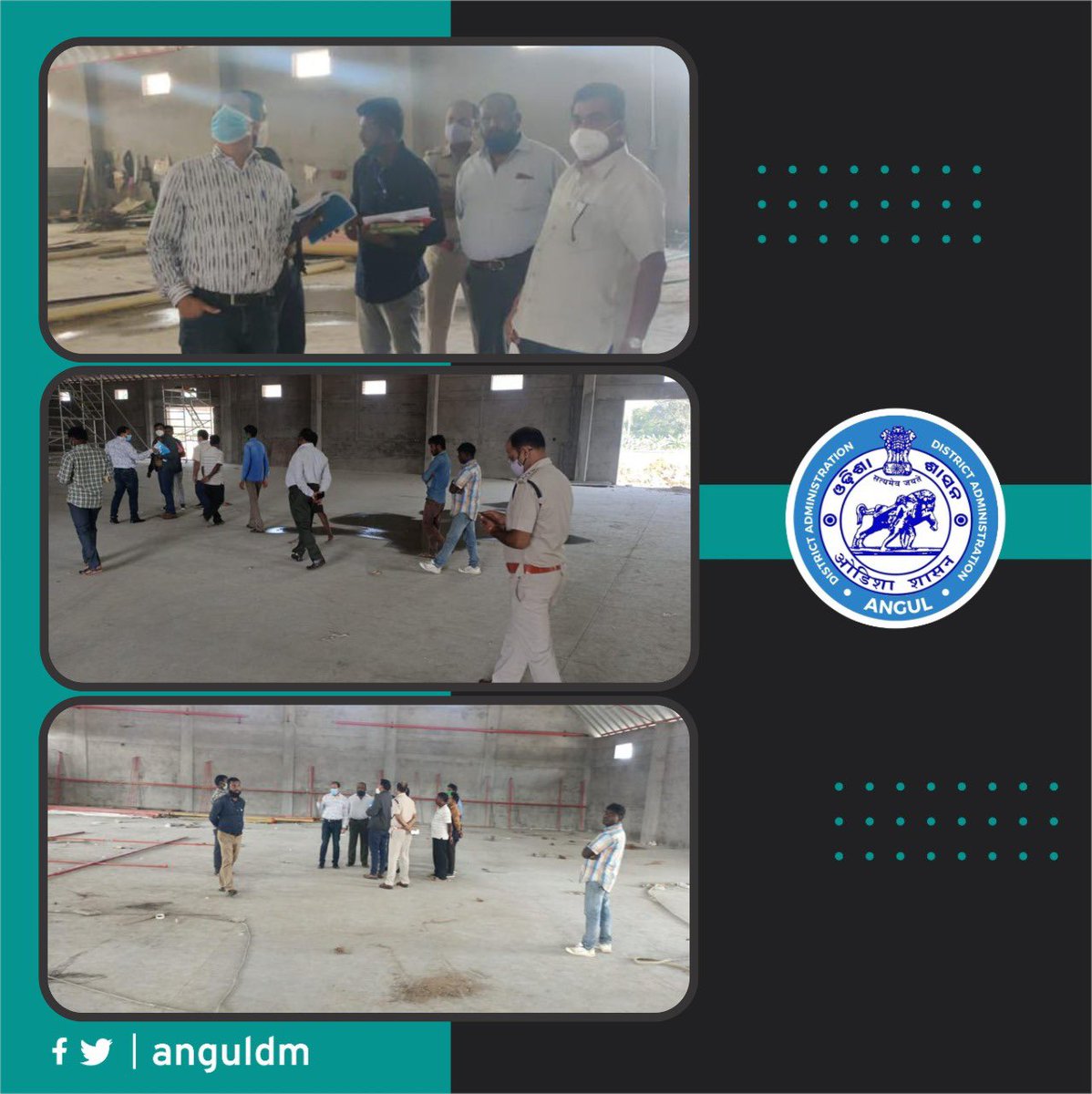 angul_dm's tweet photo. Visit of MD OSBC for inspection of new Godown of OSBC Depot at Jarpada with Sub-Collector, Angul. https://t.co/CUpmzg0eyF