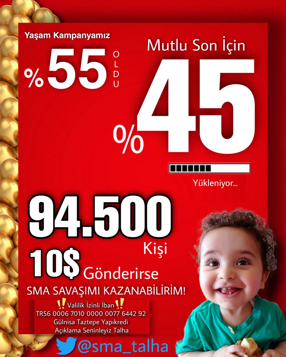 Yaşamak İçin Size İhtiyacım Var. #SeninleyizTalha <a href="/sma_talha/">sma_talhanin_gonullu_ablasi</a>

#vakifbank #bilet #GRAMALTIN #5yılSonraBen #KONSANTRASYON #filmbitti #FBvBJK #auzef