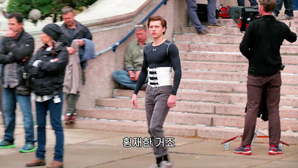 홈커밍 스페셜 영상에서 톰홀랜드 캐스팅에 대한 제작진의 말