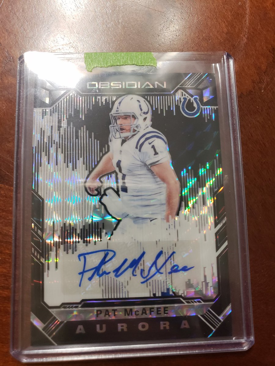 Sportsstuff713's tweet photo. @CardPurchaser This @PatMcAfeeShow 1/1 is one of the coolest I have. https://t.co/rHbwU3R8pO