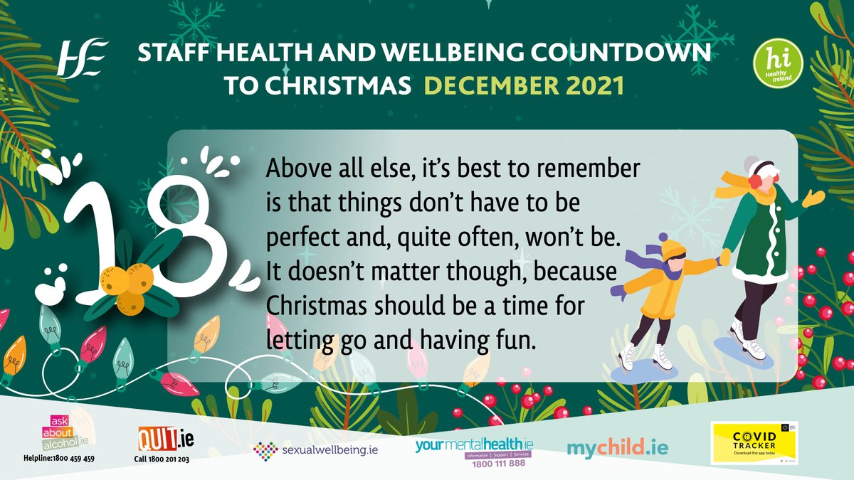 HsehealthW's tweet photo. Day 18 of #StaffHealthCountdown and we want to remind you that seeking perfection can be an enemy of your wellbeing, especially at times of high stress and multi tasking. Breathe....nice and deep, smile and go again. Good luck out there! #HealthyIreland https://t.co/y8lnmkIUcQ