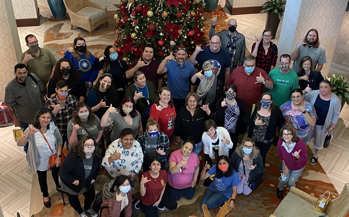 CRudowsky's tweet photo. Yesterday was our annual library employee professional development retreat, and it was FABULOUS! We had great discussions and growth around DEI, and we learned a bit more about each other and the varied work we do. Team Bell Library inspires me every single day! @TAMUCCLibrary https://t.co/4vKoOqQroc