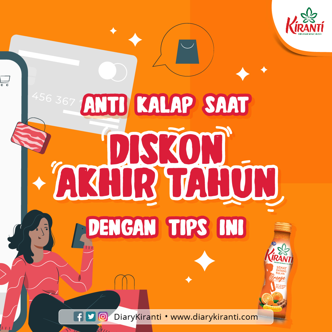 Diskon akhir tahun pasti menjadi momen yang paling kamu tunggu-tunggu selain liburan kan? Tapi, jangan sampai momen seru ini justru kamu sesali nantinya karena kamu tidak bisa menahan diri ya.

Makanya, sebelum belanja nanti, lakukan tips ini dulu yuk! 😊