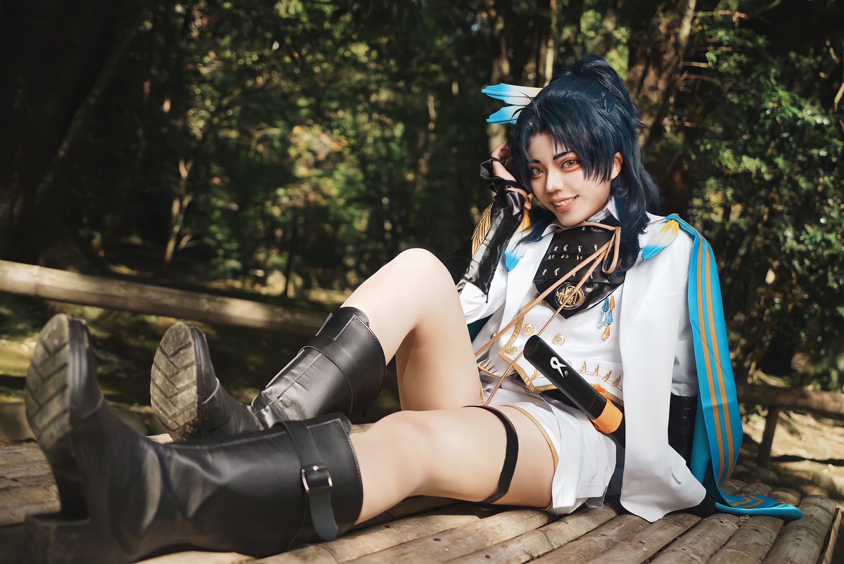 sirasirasuu's tweet image. 【⚠︎Cosplay⚠︎】
刀剣乱舞/太鼓鐘貞宗
_待たせたなぁー皆の衆!
へへへ、なーんてね。俺が噂の貞ちゃんだ!
📸きゅーさん(@NKyuu_photo )