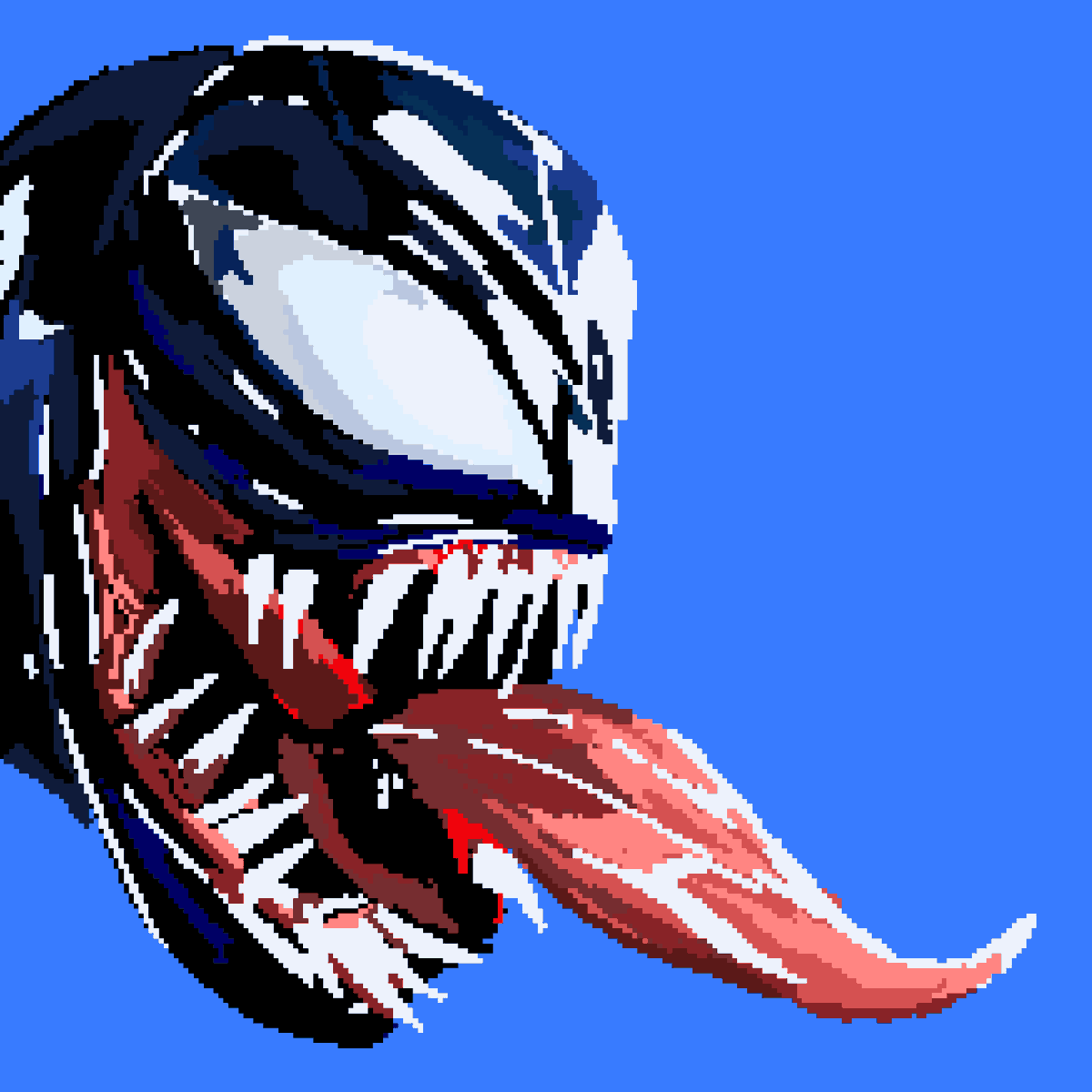 FokasuArt's tweet photo. Venom pixel art NFT available to collect on @opensea  https://t.co/3DxtMSqlg0

🔄RT please
Thank you for your support 🥰🥰🥰

#OpenSea #NFT #Art #Procreate #GenerativeArtist #NFTKids #NFTCommunity #nftart #nftartist #kidsnft https://t.co/JkBjq7pKek