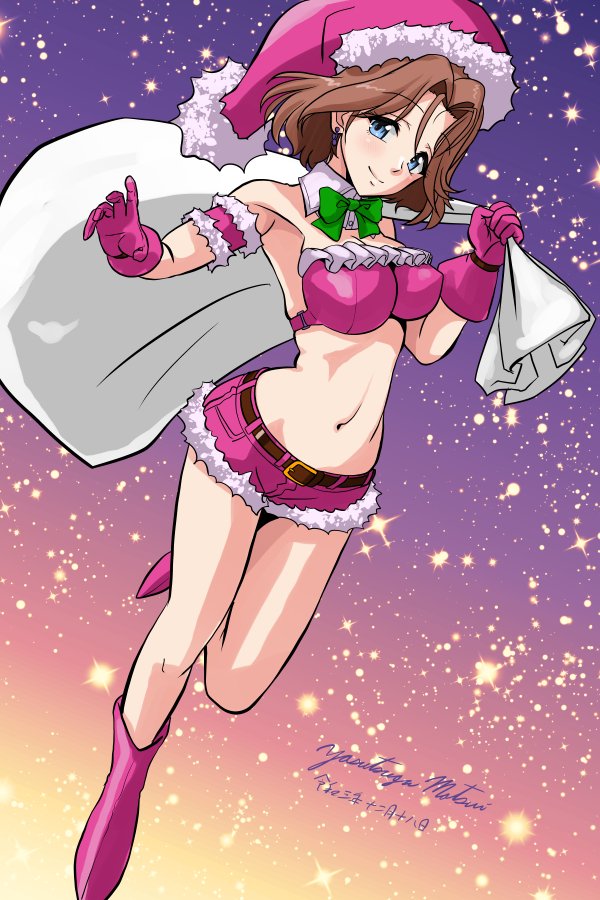 #自主的ガルパン版深夜のお絵描き60分一本勝負
#自主的ガルパン版深夜のお絵描き60分一本勝負20211218
アズミサンタ! 