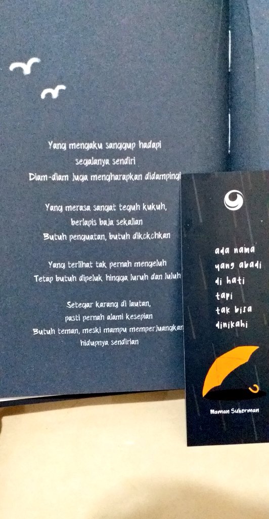 Ikanpatin5's tweet photo. Terimakasih sudah menulis buku ini ❤❤
@maman1965 https://t.co/ceZr8qLk6O