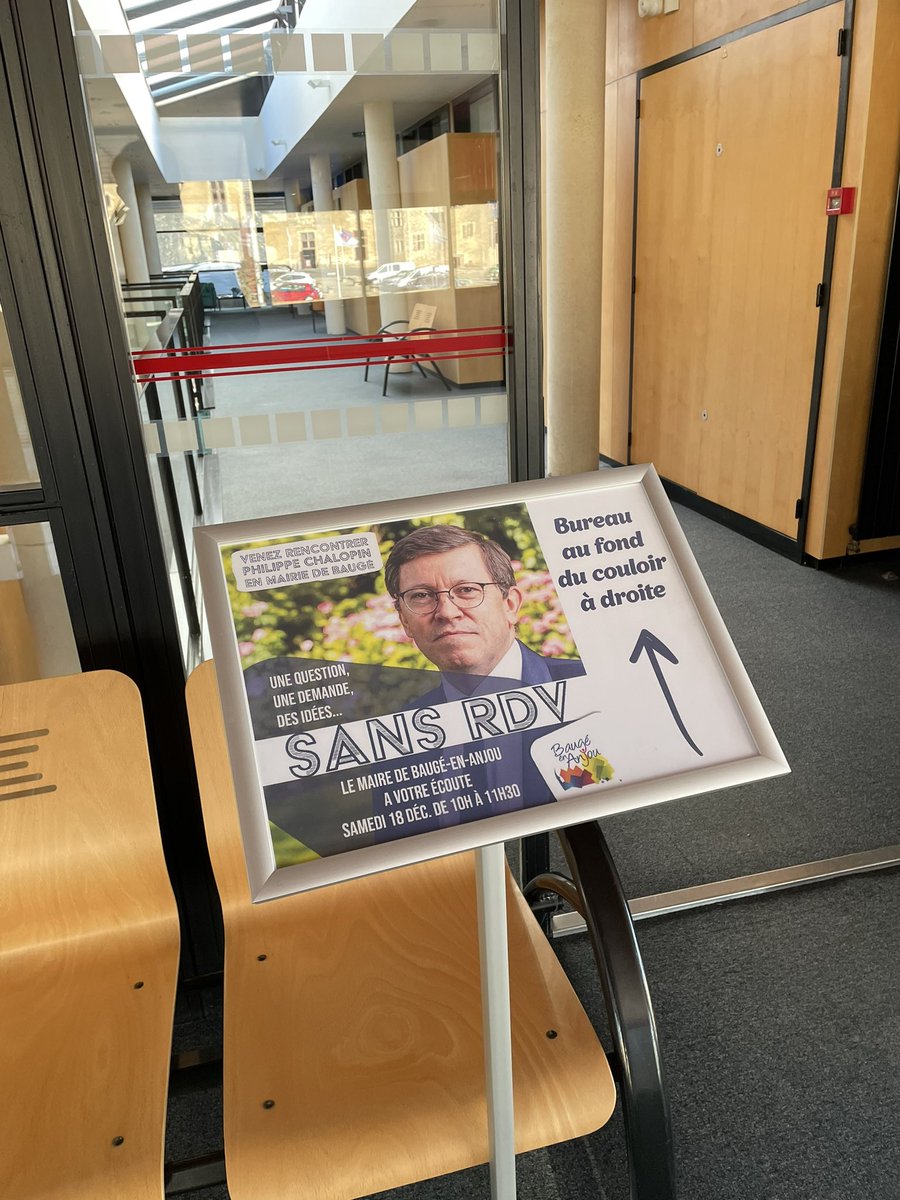 chalopinbauge's tweet photo. il est 12h15. Fin des rencontres sans rendez vous à @baugeenanjou. Depuis 8h30 + d’une dizaine de personnes reçues. Des échanges agréables, souvent des petites choses mais qui ont de l’importance. #rencontres #proximité https://t.co/fJD43oj1TR