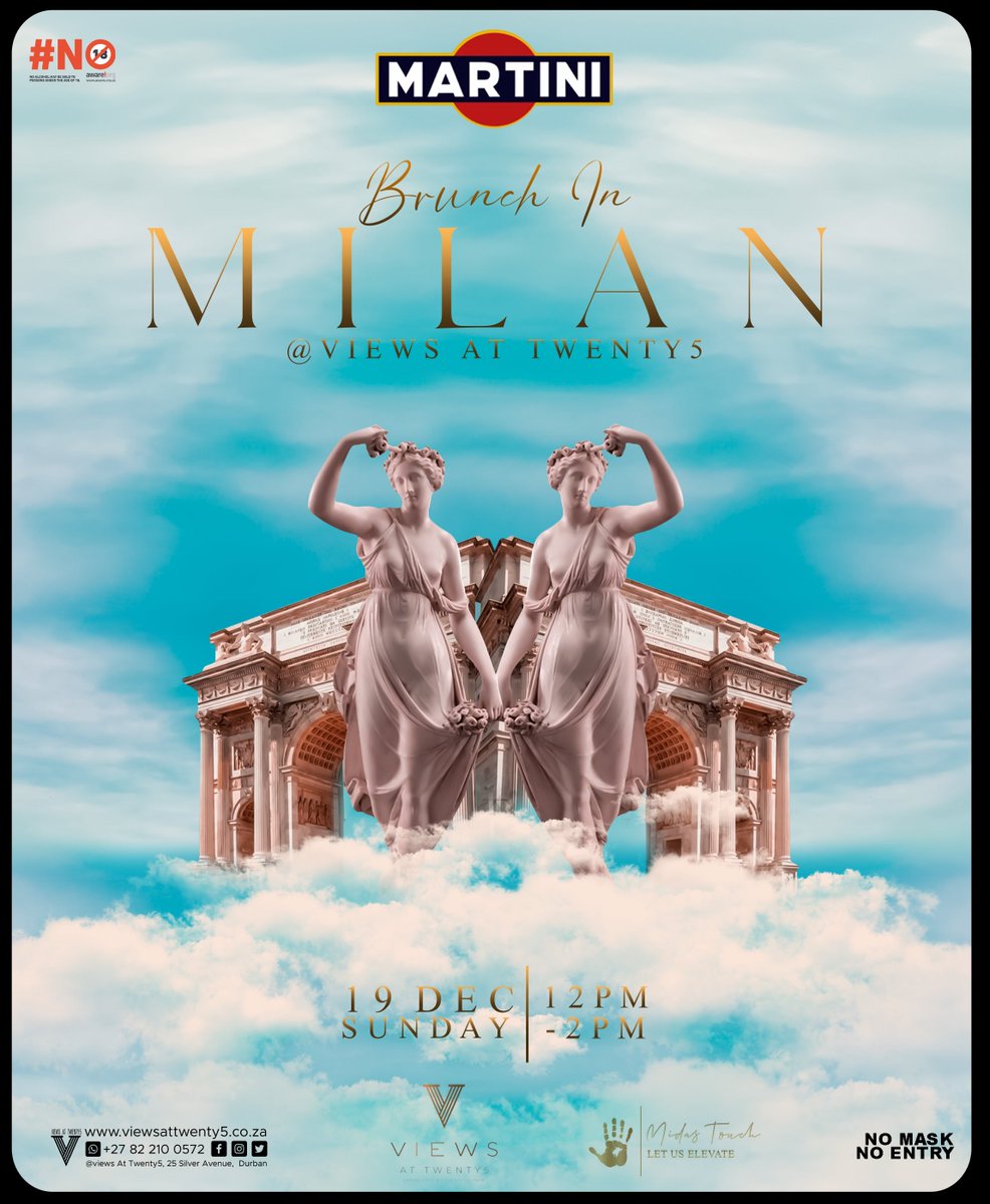 FillzIAm's tweet photo. Brunch At Views, and this time we have an Italian theme 🤌🏾 menu list will follow in a few, trust you’ll want to be there! #ViewsBrunch #BrunchInMilan https://t.co/qPGlg8f59L
