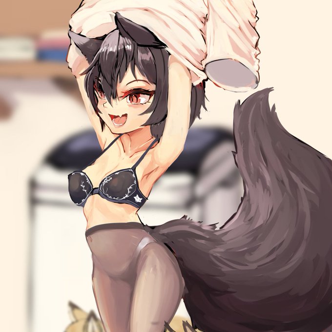 現代っ狐ちゃん6
「お風呂～🎵」 