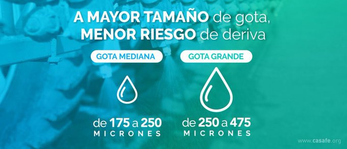 patucomendez's tweet photo. #8de9
El #aplicador debe modificar la configuración de su máquina para realizar a una correcta aplicación.
Generando diferentes tipos de 💧 si es q cambian las #CondicionesAmbientles https://t.co/UZcPDadjYE