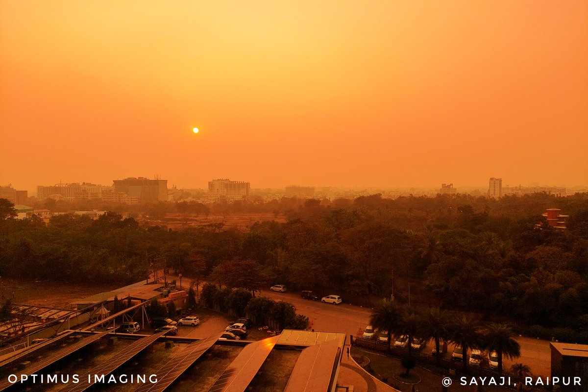 optimusimaging's tweet photo. Beautiful Sunset from @SayajiHotelsLtd , Raipur https://t.co/4xhwPb3jn3