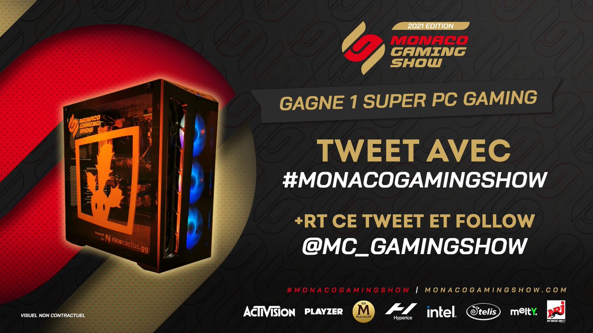 [GIVEAWAY] Tente de remporter un PC gaming d'une valeur de 2 500€ ! 🎁

Pour participer :
➡️ Follow <a href="/mc_gamingshow/">MonacoGamingShow</a>
➡️ RT avec le #MonacoGamingShow 

Règlement ➡️ bit.ly/32ae9ol

🍀 Bonne chance ! 🍀