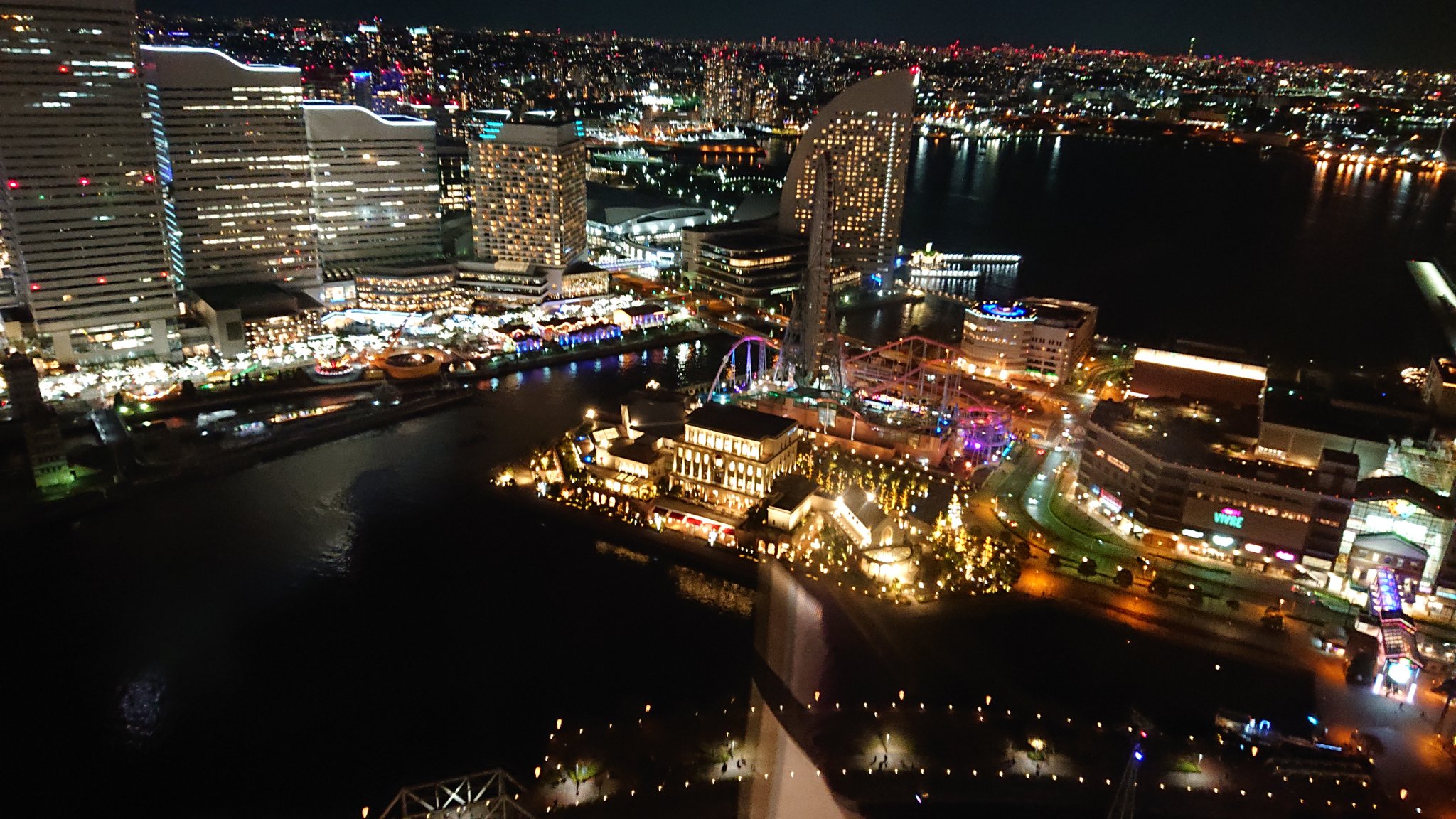 なーて 横浜みなとみらいの夜景は美しかった T Co Tkjtsozc6r Twitter