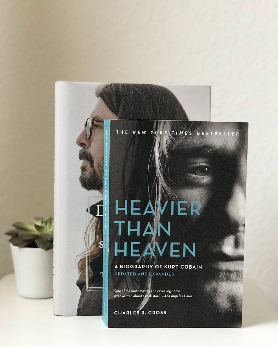 katrinreads's tweet photo. New book review is up on Instagram: Heavier than Heaven by Charles Cross, a biography of Kurt Cobain.

https://t.co/xj7zIotr5w https://t.co/JCwonFAswS