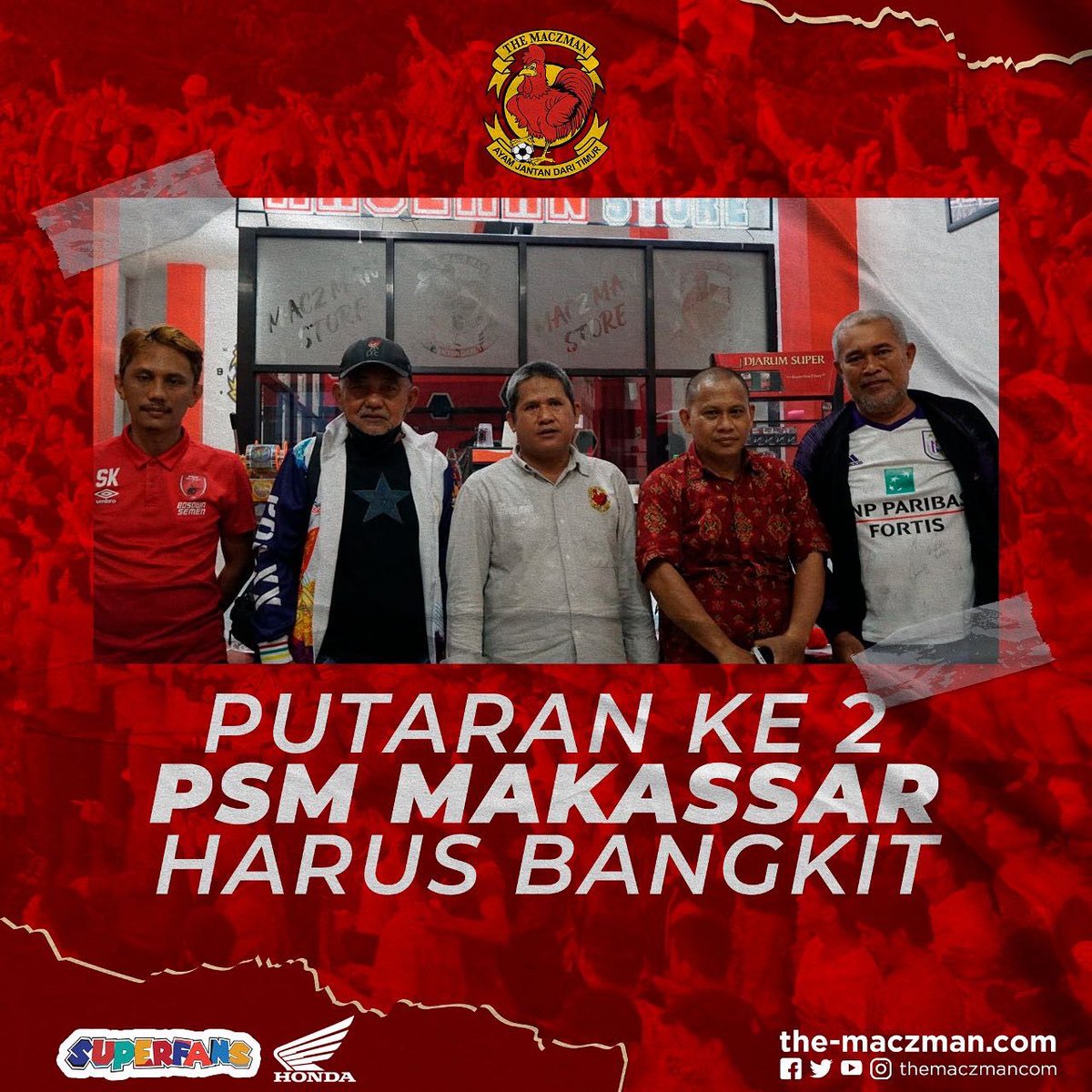 themaczmancom's tweet photo. Terima Kasih untuk Narasumber dan para hadirin yang telah sempat hadir.

Semoga ini adalah awal kebangkitan tim kebanggaan kita @psm_makassar untuk kembali ke posisi yang dimana semestinya kita berada. 

#ewakopsm #themaczman #themaczgirl #superfans #hondajagoanku https://t.co/ePg7JN4ar3