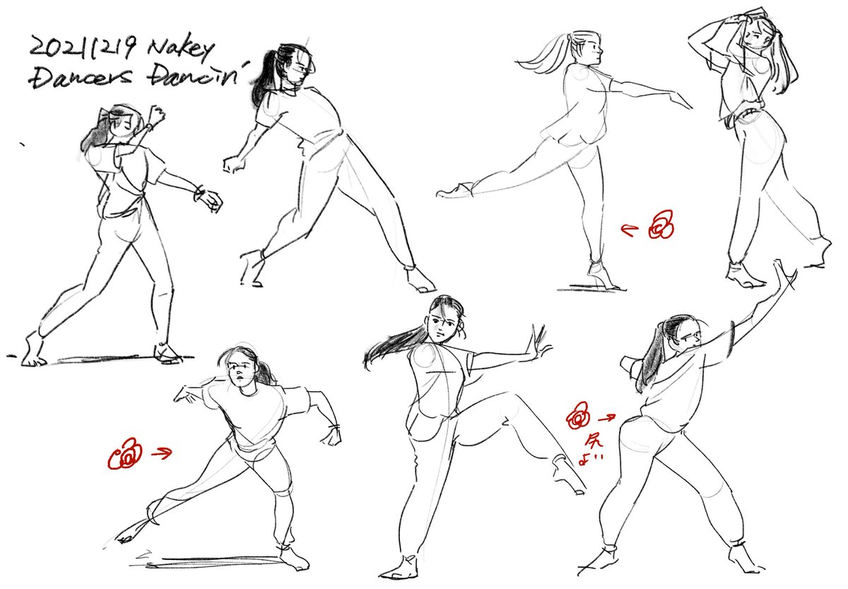FUJI_mnmi's tweet photo. 20211219 nakey
Dancers dancin’
服がゆったりしてて、服のしわが難しかったな。
いい塩梅で描けると立体感あって良いと思うんだけど、なかなかいいチョイスががわからぬ
けど💮✨
#gesturedraiwng
#dancedrawing
#日々描く https://t.co/TuF55DwH4K